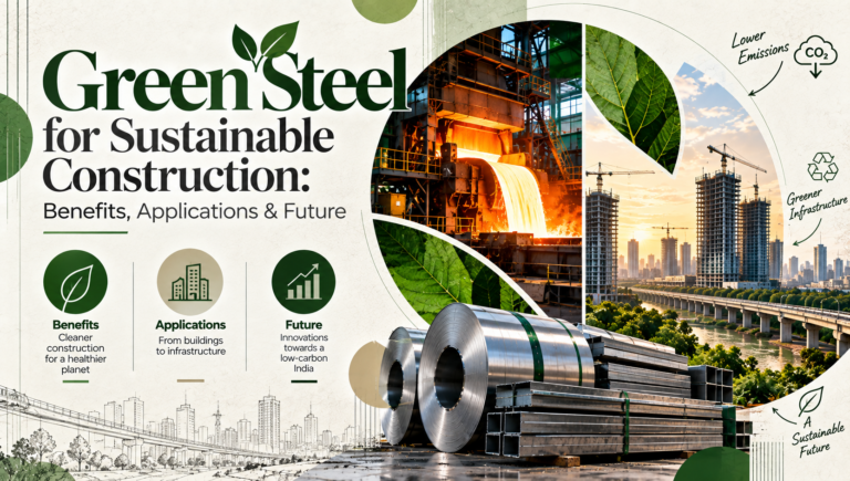 Green Steel for Sustainable Construction: Benefits, Applications & Future