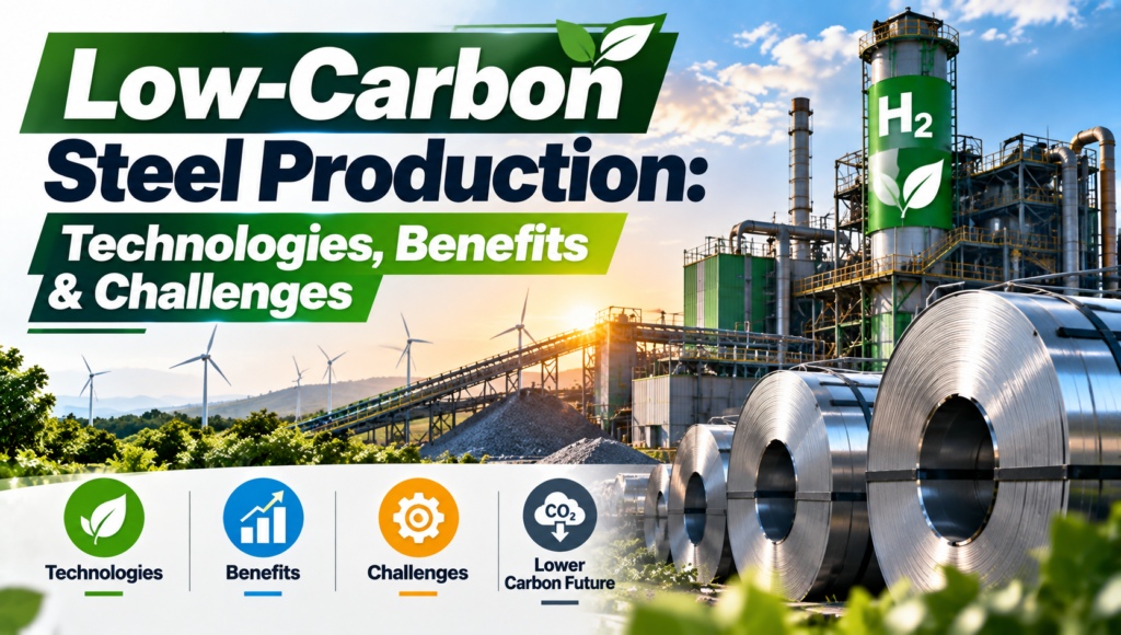 Low-Carbon Steel Production: Technologies, Benefits & Challenges