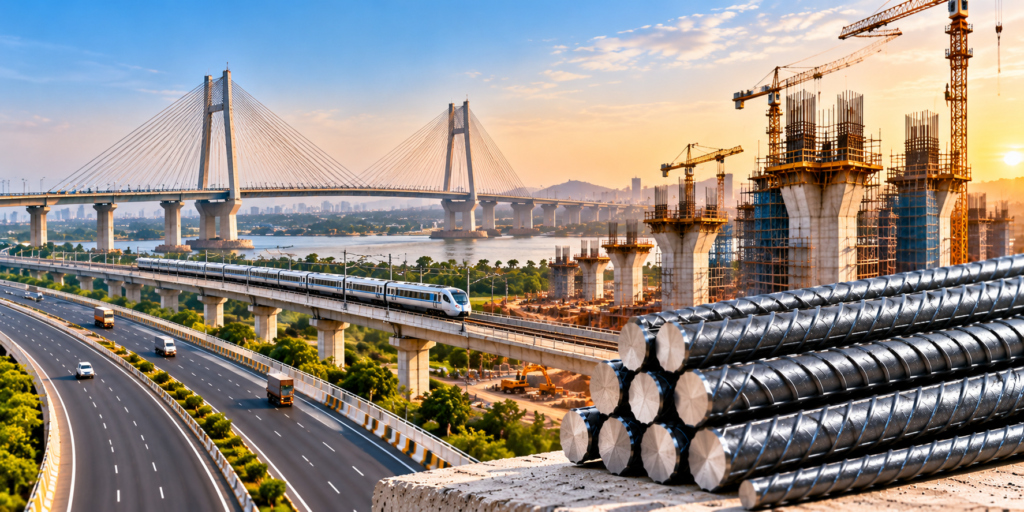 How TMT Bar Grade Selection Impacts Large Infrastructure Projects in India