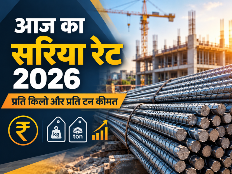 आज का सरिया रेट 2026