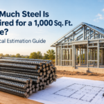Steel Required for a 1,000 Sq. Ft. House: Estimate