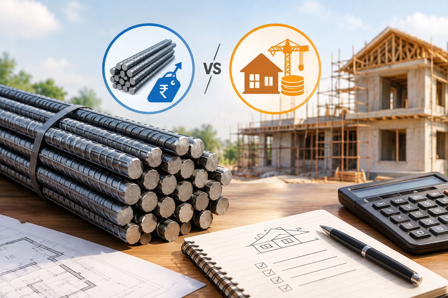 TMT Bar Price vs Construction Cost: Homeowner's Guide