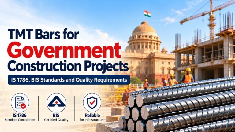 TMT Bars for Government Construction Projects